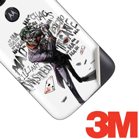 DC Comics The Joker Brilliantly Twisted Moto E5 Play Skin